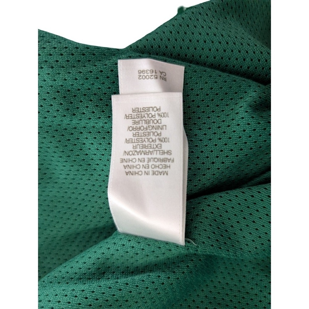 Liz Claiborne Windbreaker Womens Small Green Hooded Full Zip Mesh Lined Jacket - Picture 14 of 16